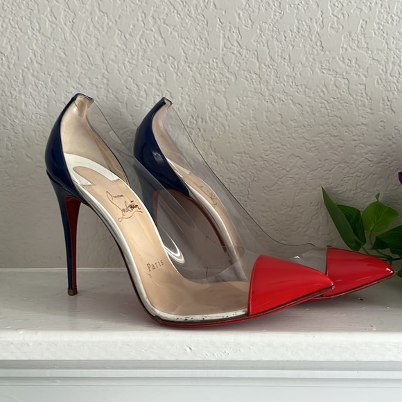❤️💙 CHRISTIAN LOUBOUTIN Debout 100 💙❤️ - Picture 7 of 9